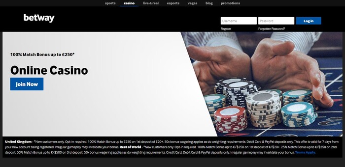 betway casino