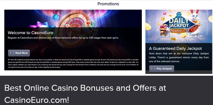 casinoeuro promotions