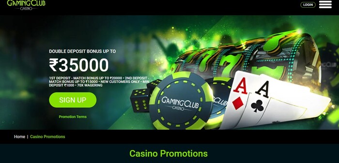 gaming club casino bonus