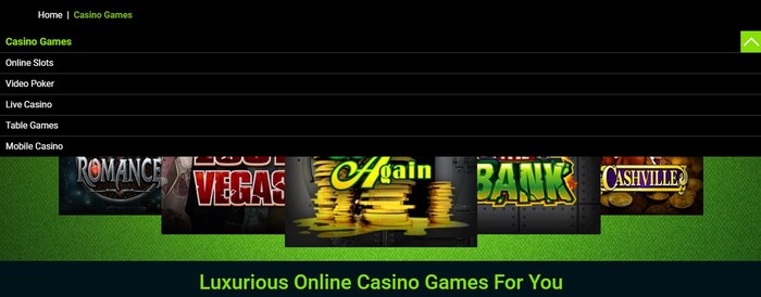 gaming club casino games