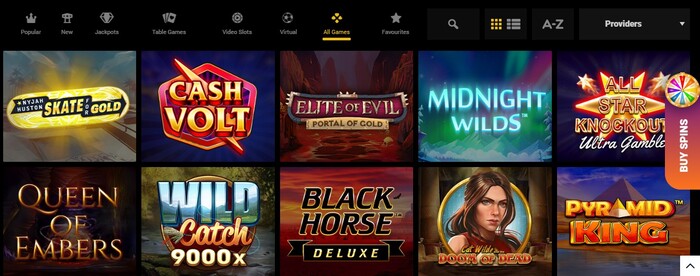 go wild casino games