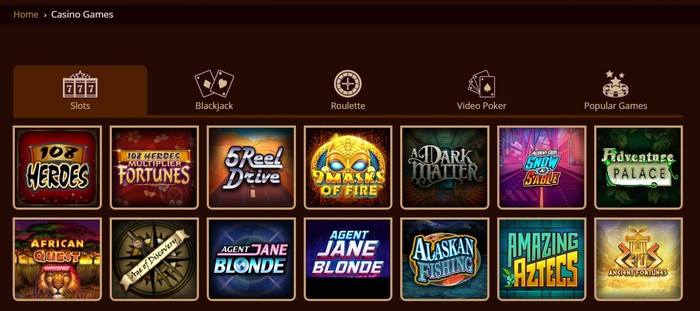 river belle casino games