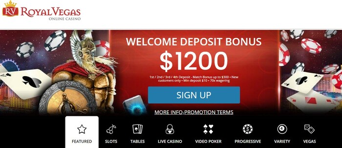 royal vegas casino welcome bonus