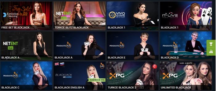 online casino live blackjack