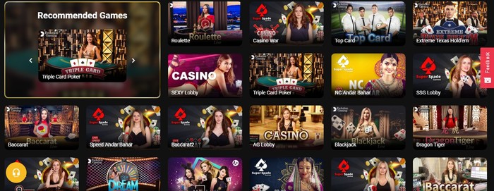 online casino live