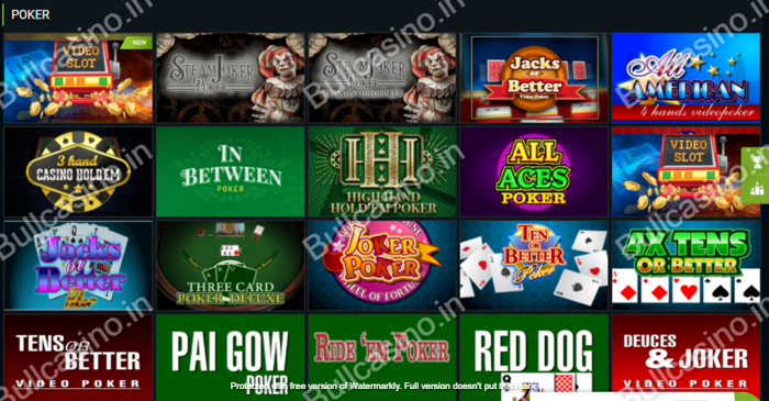 free poker slots